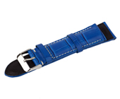 Benson Kalfsleder Blauw 20mm