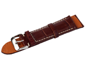 Benson Kalfsleder Donkerbruin 18mm
