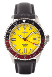 Zeitflügel Diver Yellow RG GMT