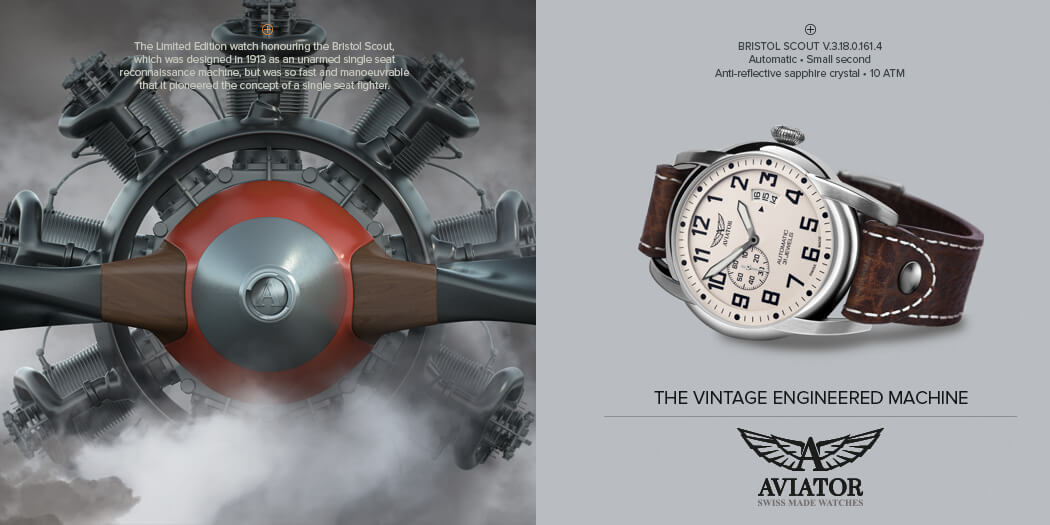 Aviator Swiss horloges