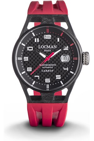 Locman Montecristo Carbon 0545C09S-CBCBWHSA