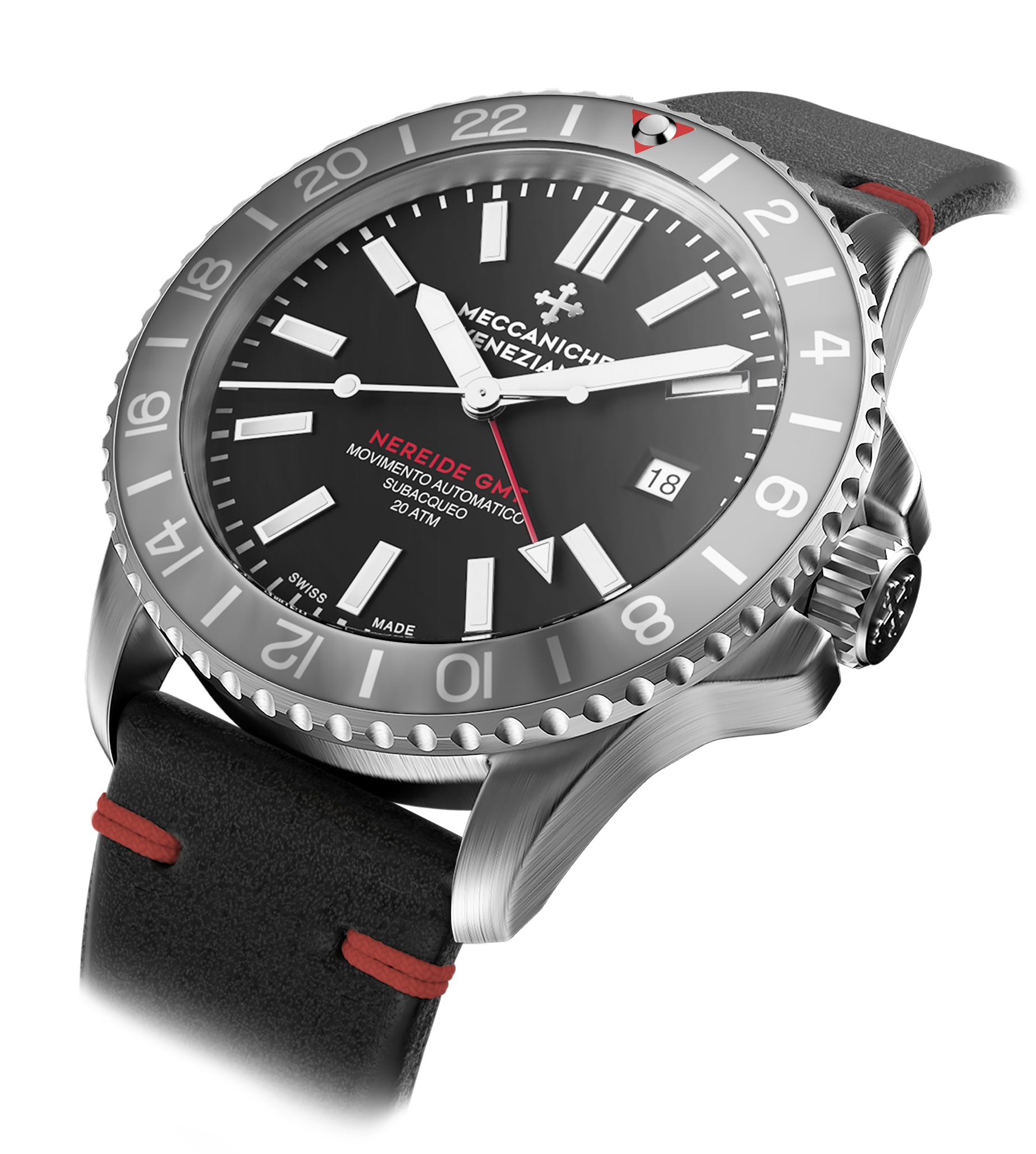 Meccaniche Veneziane Nereide GMT horloge