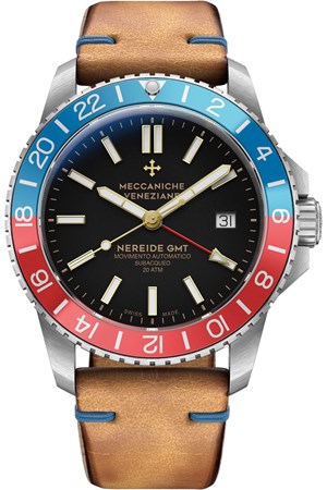 Meccaniche Veneziane Nereide GMT Diaspro Classico horloge