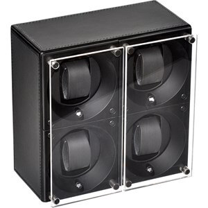 Swiss Kubik watchwinder voor 4 horloges