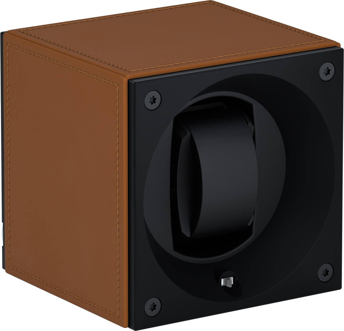 Swiss Kubik Masterbox 1 Cognac Leather SK01.CV002