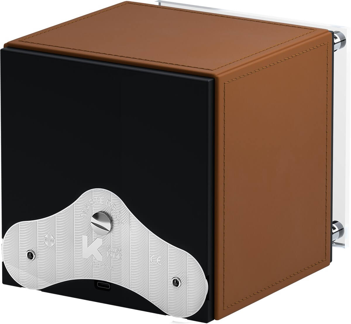 Swiss Kubik Masterbox 1 Cognac Leather SK01.CV002 P